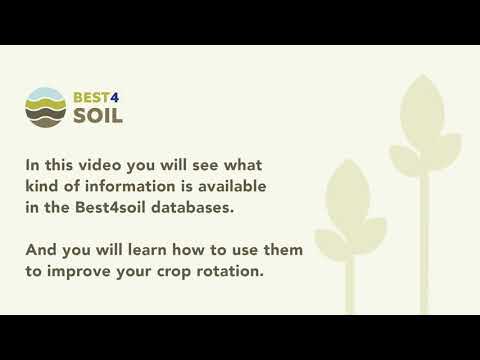 Best4Soil Crop Rotation, Use of Databases