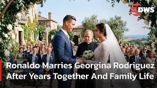 Football Star Ronaldo Weds Longtime Partner Georgina Rodriguez In Portugal | DWS News | AC1F