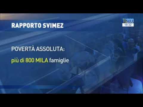 Presentazione Rapporto SVIMEZ 2019 – TG2000 ore 18,30 del 4 novembre 2019