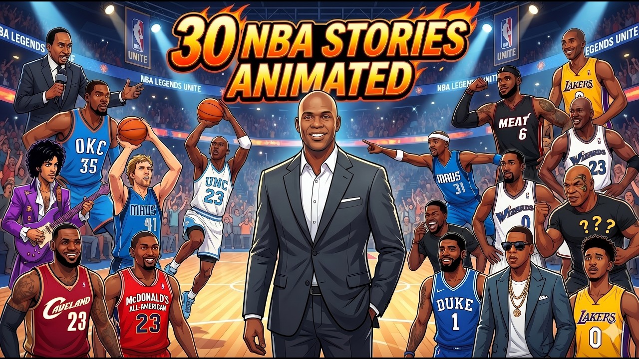 Brendan Haywoods's 30 NBA Stories Animated (Tallest Tales)