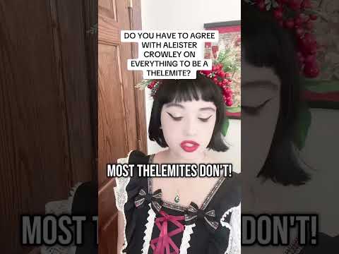 Do you have to agree with aleister crowley on everything to be a thelemite? #thelema #crowley