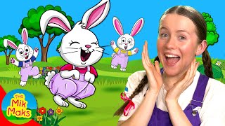 Hop Little Bunnies Hop Hop Hop | Nursery Rhymes & Kids Songs | The Mik Maks