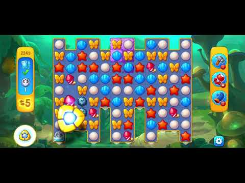 Fishdom level 2243 + УРОВЕНЬ-ПАЗЛ