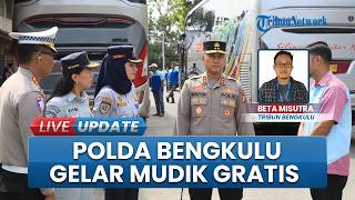 Antusiasme Mudik Lebaran Gratis dari Polda Bengkulu, Disambut Suka Cita dan Penuh Semangat