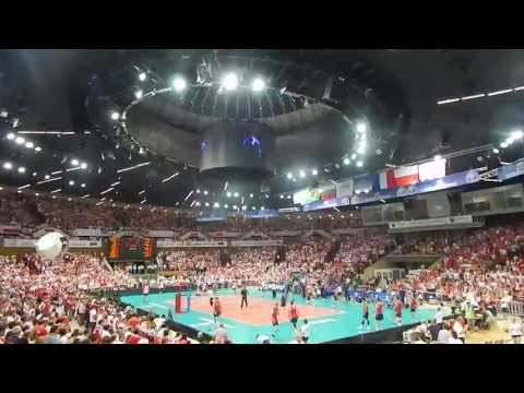 Polska-USA Spodek,Katowice Pieśń o małym rycerzu- Liga Światowa 2013