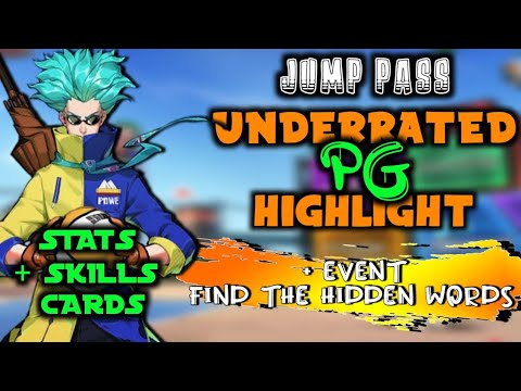 BASKETRIO UNDERRATED PG HIGHLIGHTS (MUST WATCH) EVENT FIND THE HIDDEN WORD | STATS, SKILLS, CARDS🏀