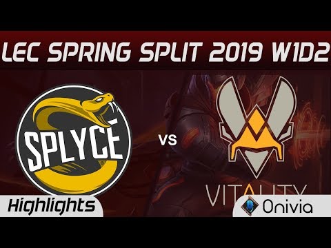 SPY vs VIT Highlights LEC Spring Split 2019 Splyce vs Team Vitality By Onivia
