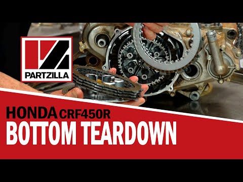 Honda CRF450 Bottom End Teardown | 2005 Honda CRF450-R Engine Rebuild Part 3 | Partzilla.com
