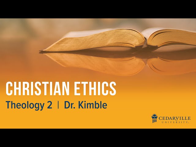 Thumbnail for video titled: Theology II: Christian Ethics