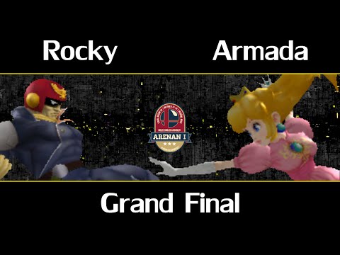 Arenan I - Rocky (C.Falcon) Vs. Armada (Peach) - Melee Grand Final