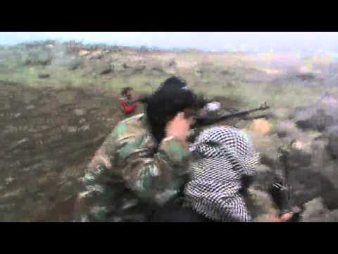 اشتباكات بين عناصر لواء غزة حوران وقوات النظام على جبهة كفر شمس في ريف درعا