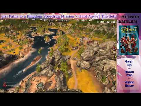 The Settlers: Paths to a Kingdom Speedrun Hard Mission Storm over the Meadows 10:23 (current WR)