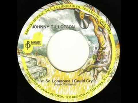 Johnny Tillotson - I'm So Lonesome I Could Cry