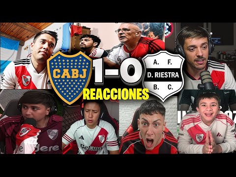 REACTIONS AND CRYING AT BOCA JUNIORS 1–0 RIESTRA