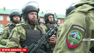 Глава Чеченской Республики поздравил Полк имени Кадырова с 13-летием