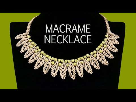 Snaky Macramé Necklace Tutorial