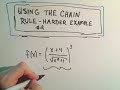 Using the Chain Rule - Harder Example #2