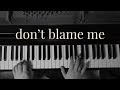 TAYLOR SWIFT - Don't Blame Me (cover) by Jack Armbrust