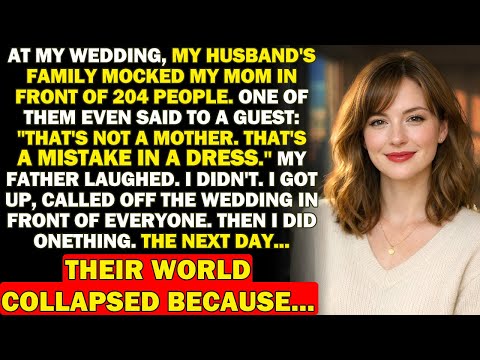 My In-Law Mocked My Mother  'A Mistake In A Dress' At My Wedding. Hours Later, Their World Collapsed