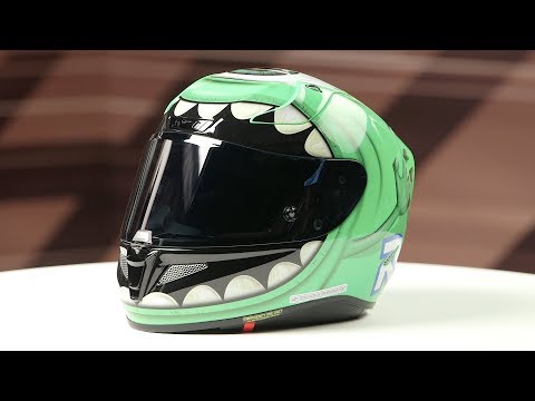 mike wazowski motorcycle helmet - Quang 