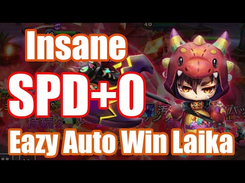 Insane SPD+0, Easy Auto Win with Laika😜😜😜【Summoners War RTA】