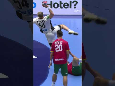 Eine Aktion wie ein Gemälde!👨🏼‍🎨 I Dyn Handball-EM