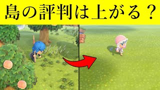 【あつ森】雑草を全部除去したら島の評判は上がるのか？｜検証