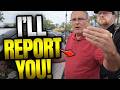 ENTITLED KAREN LOSES CONTROL ON CAMERA   COP SAYS LOOKUP THE 1ST AMENDMENT🔥👀
