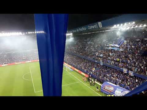 "Recibimiento final Emelec vs Delfín" Barra: Boca del Pozo • Club: Emelec