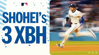 3 extra-base hits for Shohei Ohtani in the Dodgers win! (7 total bases!) | 大谷翔平ハイライト