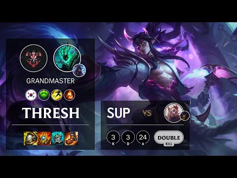 Thresh Support vs Rakan - KR Grandmaster Patch 11.13