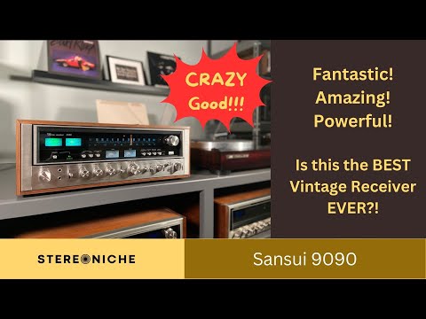 Sansui 9090 - Vintage stereo review of a classic receiver from the late 1970's
