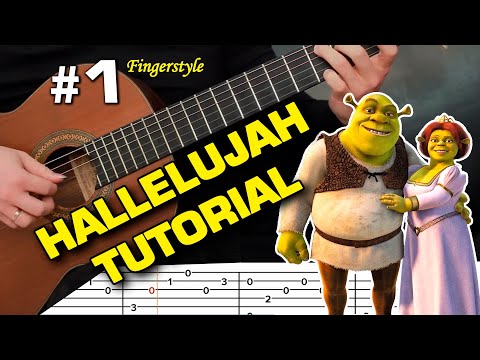 "Hallelujah" - Fingerstyle guitar Tab tutorial Leonard Cohen /Jeff Buckley | guitarclub4you