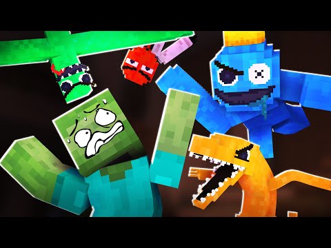 Rainbow Friends Capture Monster School ?!! (Minecraft Animation)