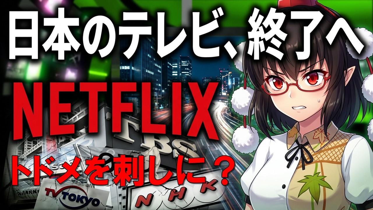 【聞き流し】 崩壊した日本の放送モデル！迫られる構造転換【文々。新聞 外部出張所】