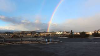 preview picture of video 'Arco iris II, 31/01/2015 Gérgal, Alemría. Alerta roja por Viento'