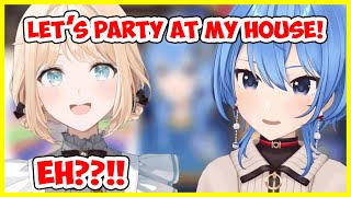 Iroha won a big ticket to hold a party at Suisei House