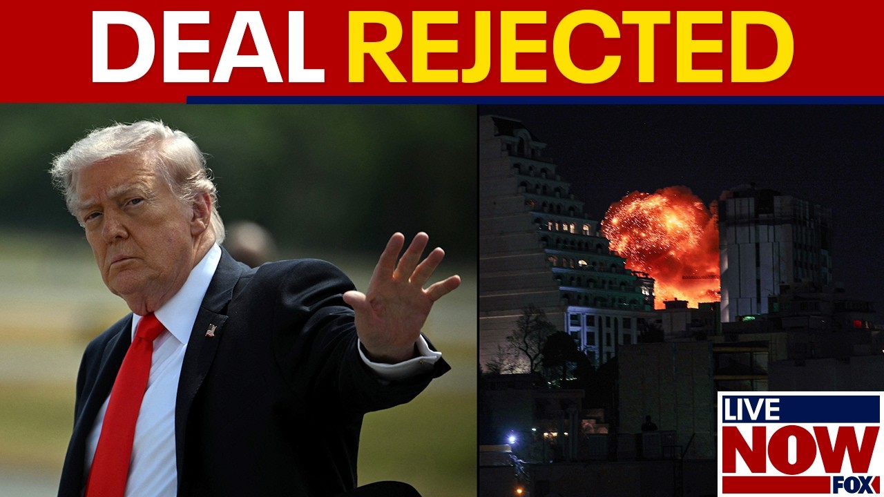 US Iran war deal rejected: Trump "not satisfied" with proposal
