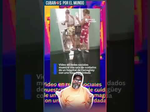 Hospital en Camagüey: fosa desbordada en sala donde hay un niño internado