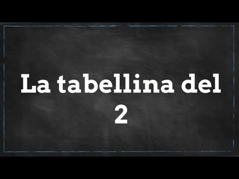 tabellina del 2