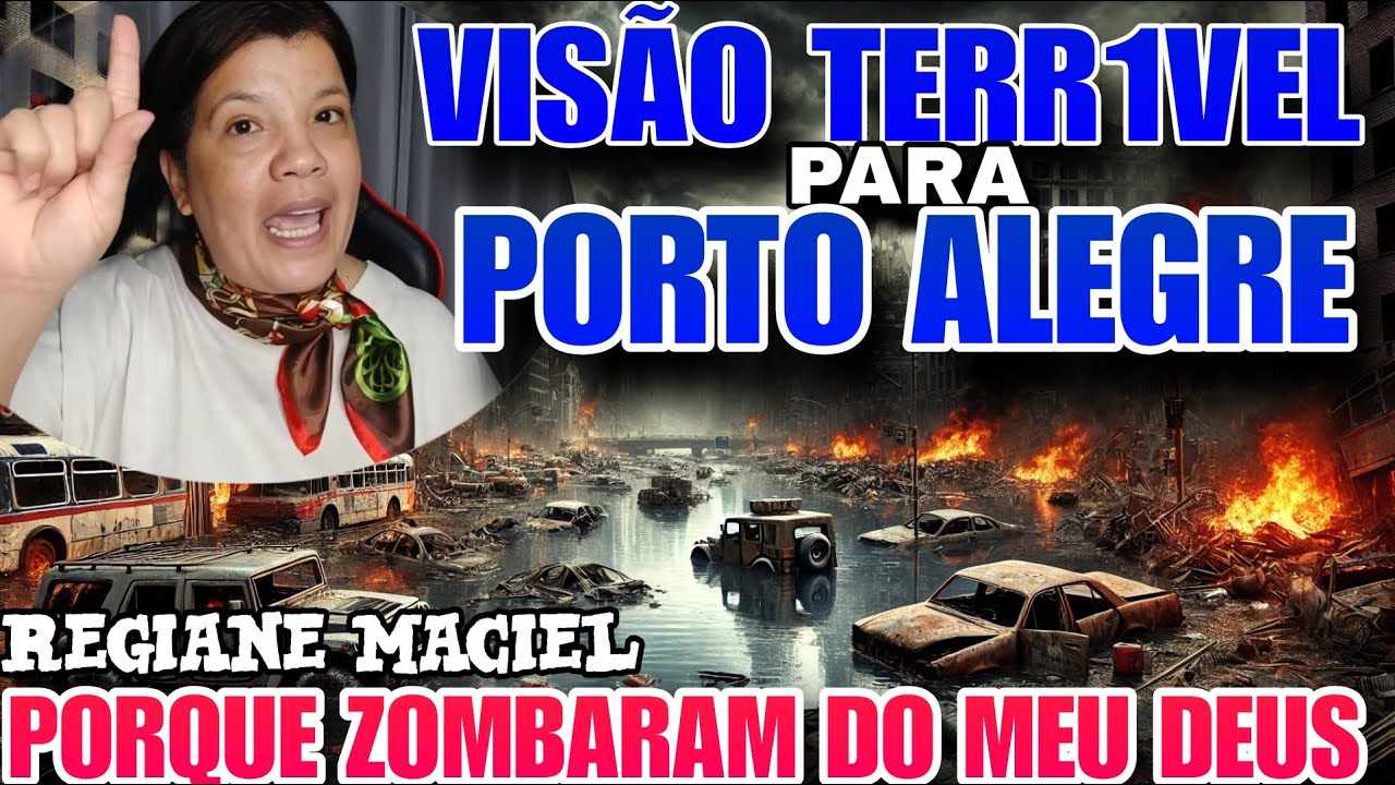PROFECIA  PARA PORTO ALEGRE - REGIANE MACIEL TEVE UMA VISÃO TERR1VEL  DE ARR3PIAR -(reprise da live)