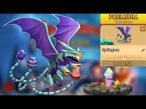 Syringaca Max Level 150 Titan Mode - Premium Triple Stryke - Dragons:Rise of Berk