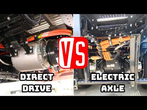 Electric Heavy-Duty Truck Design: Which E-Powertrain is Better – Direct Motor or Electric Axle? #ev
