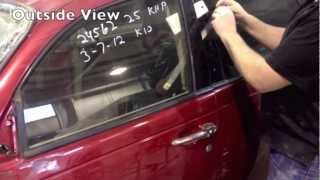 How To Unlock Car Door Using A Plastic Strap When Locked Out
