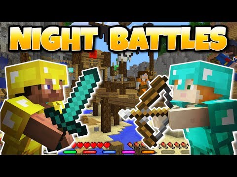 Minecraft Battle Mode Late Night Squad -PS4 Gameplay