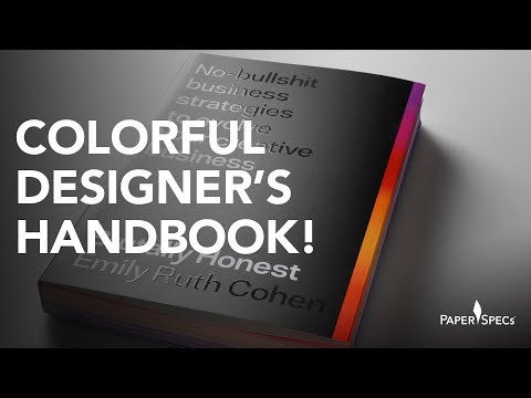 Creative #BookDesign – "Brutally Honest" Designer's Handbook – Paper Inspiration No. 470