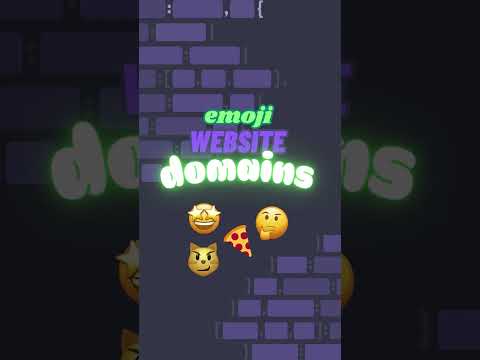 Did you know that you can buy a domain name that's an emoji?
