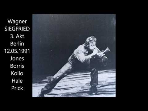 Wagner: "Siegfried" - 3. Akt (DO Berlin 12.5.1991 Prick - Gwyneth Jones, Borris; René Kollo, Hale)