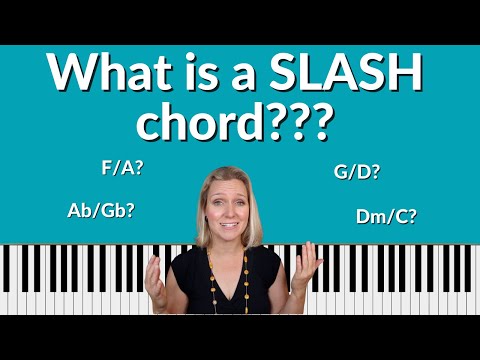 What is a slash chord?  Piano chords tutorial EASY!