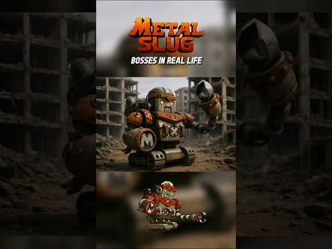 metal slug - all bosses in real life generated by Ai #arcade#metalslug#games#gameplay#aiart#sega#